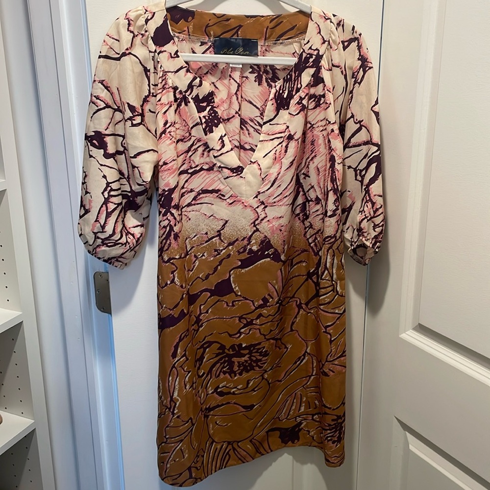 Floral multicolored mini dress